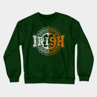 Irish Drinking Team St Patricks Day Beer Cap Crewneck Sweatshirt